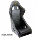 Racingseat tubulair Black vinyl - Big model