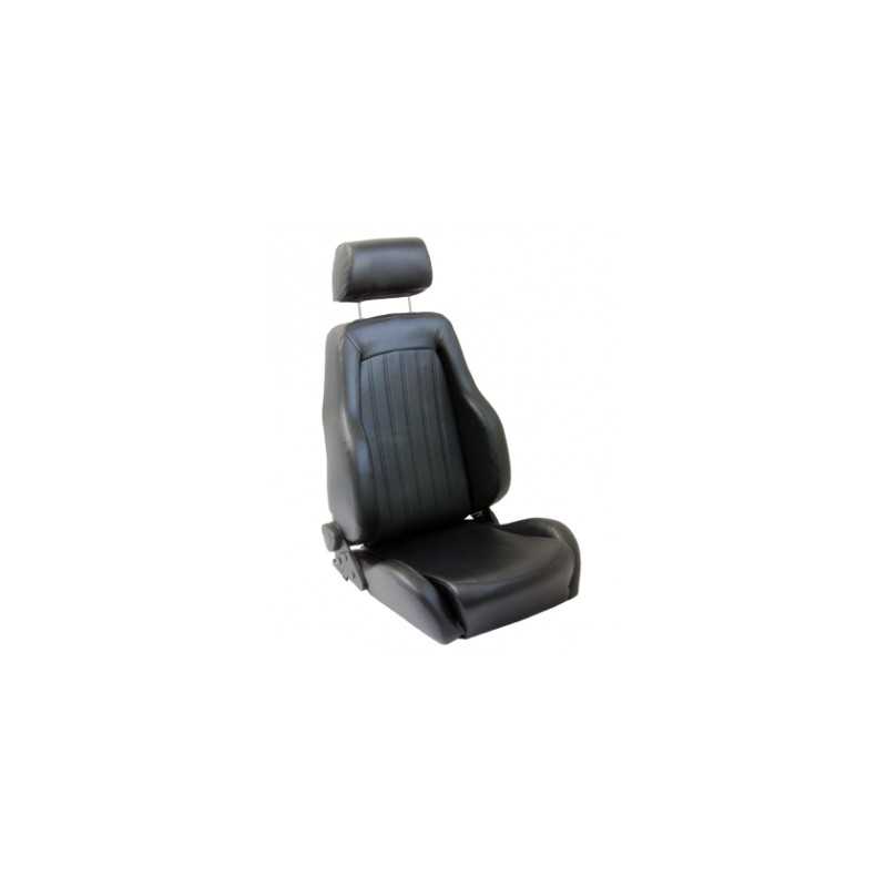 Classic seat, adjustable, Sky leather