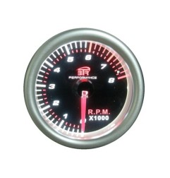 RELOJ TACOMETRO 8000RPM GASOLINA BTR 52mm SMOKED