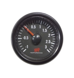 RELOJ PRESION TURBO BTR 52mm  NEGRO