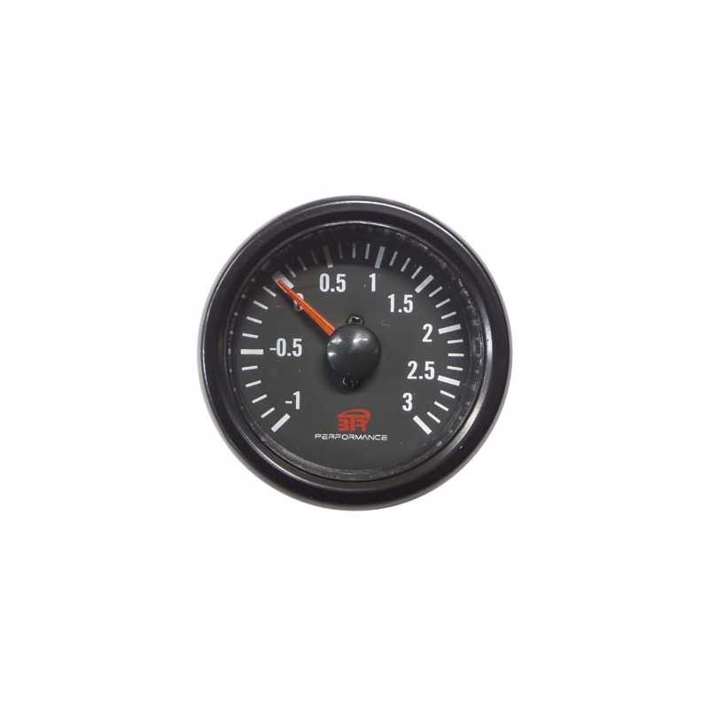 RELOJ PRESION TURBO BTR 52mm  NEGRO