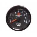 RELOJ TACOMETRO 8000RPM GASOLINA BTR 52mm NEGRO