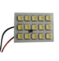 PLACA 15 HP LEDS BLANCOS 37x23mm C/ADAPT.