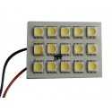 PLACA 15 HP LEDS BLANCOS 37x23mm C/ADAPT.