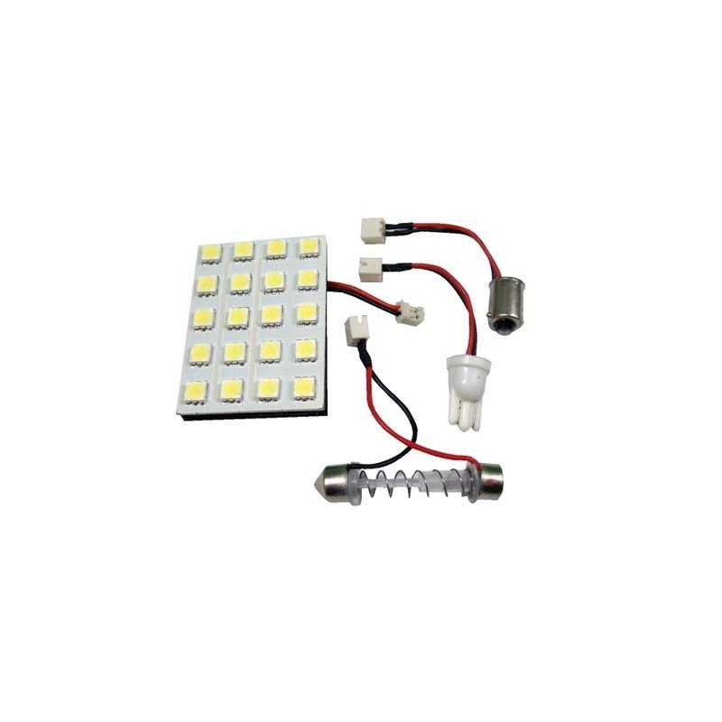 PLACA 20 HP LEDS BLANCOS 38x30mm C/ADAPT.