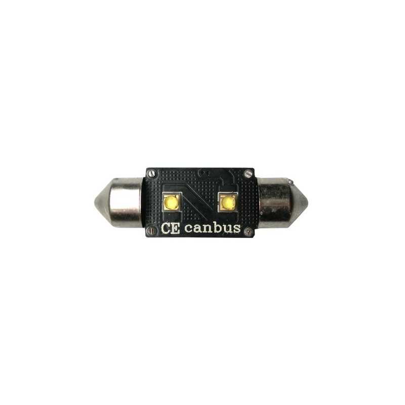 PLAFON  SUPER LED BLANCA 36MM. POWER CANBUS