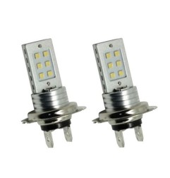 BOMBILLAS H7 SUPER LED BLANCO 12W