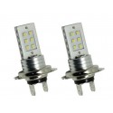 BOMBILLAS H7 SUPER LED BLANCO 12W