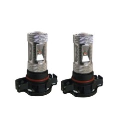 BOMBILLAS SUPER LED BLANCAS PY24W CANBUS 30W