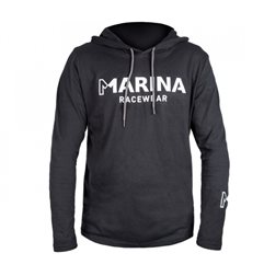 Camiseta Marina con capucha