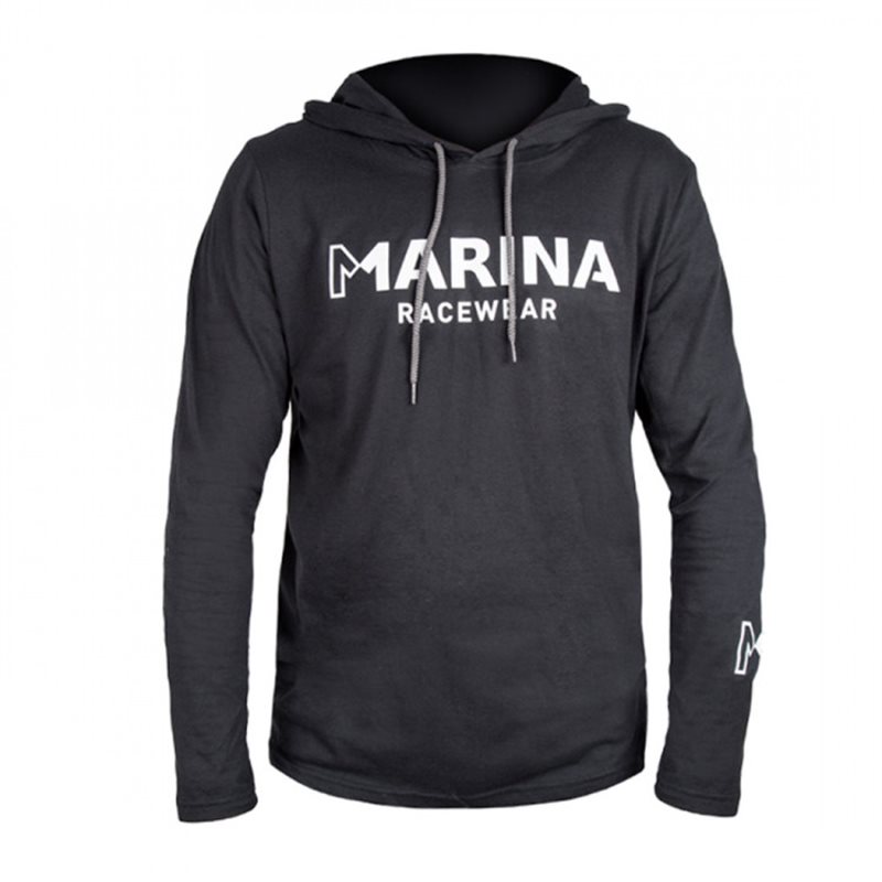 Camiseta Marina con capucha