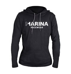 Camiseta Marina con capucha