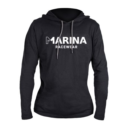 Camiseta Marina con capucha