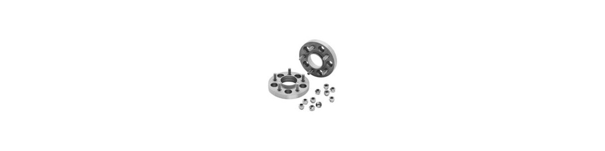 Double anchor wheel spacers
