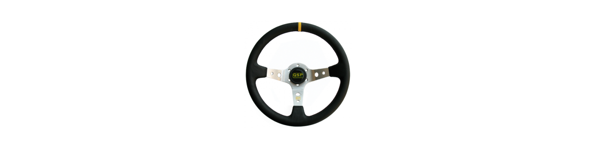 Offset steering wheels for rally and competition
