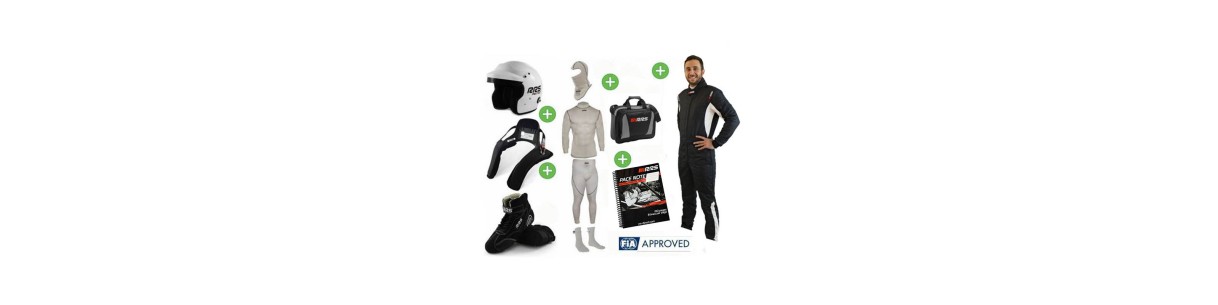 Packs pilote de rallye.