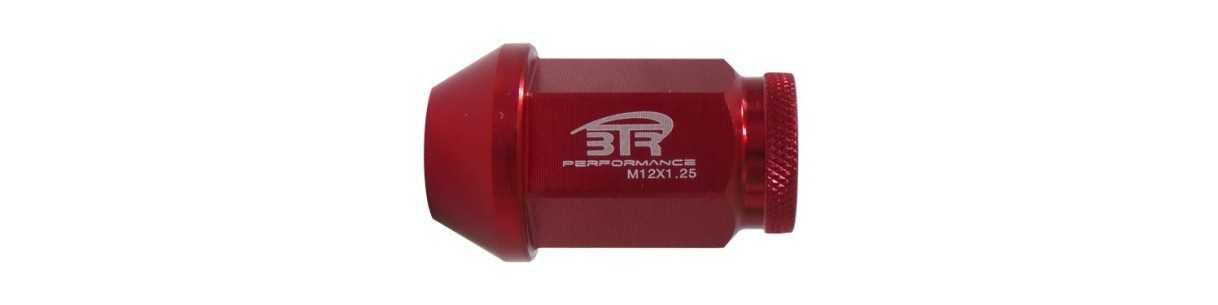 Écrous racing en aluminium